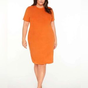 NWT Mock Neck Split Side Dress